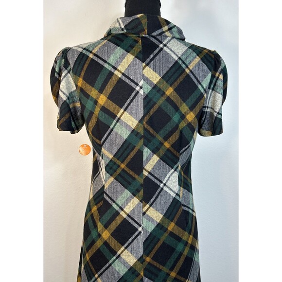 Jessica Howard Cowl Neck Plaid Shift Dress Size Medium - Picture 11 of 14